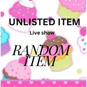 Live Unlisted Item(may have flaws) As shown